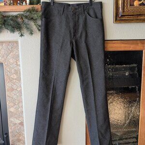 Men's Wrangler Dress Pants 82HK | 34x32 | Charcoal Gray